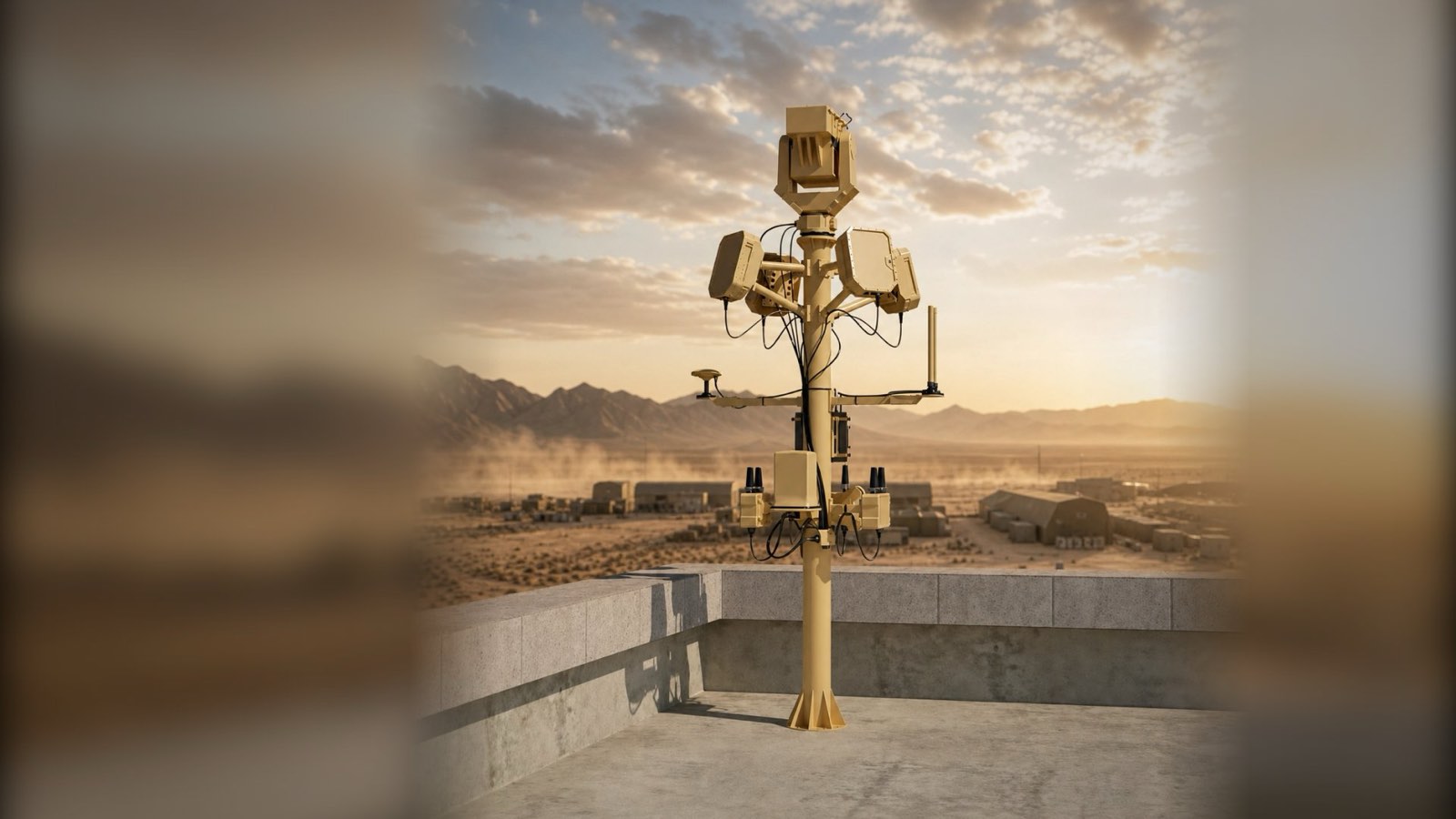 RAVEN-F fixed-site air defense installation
